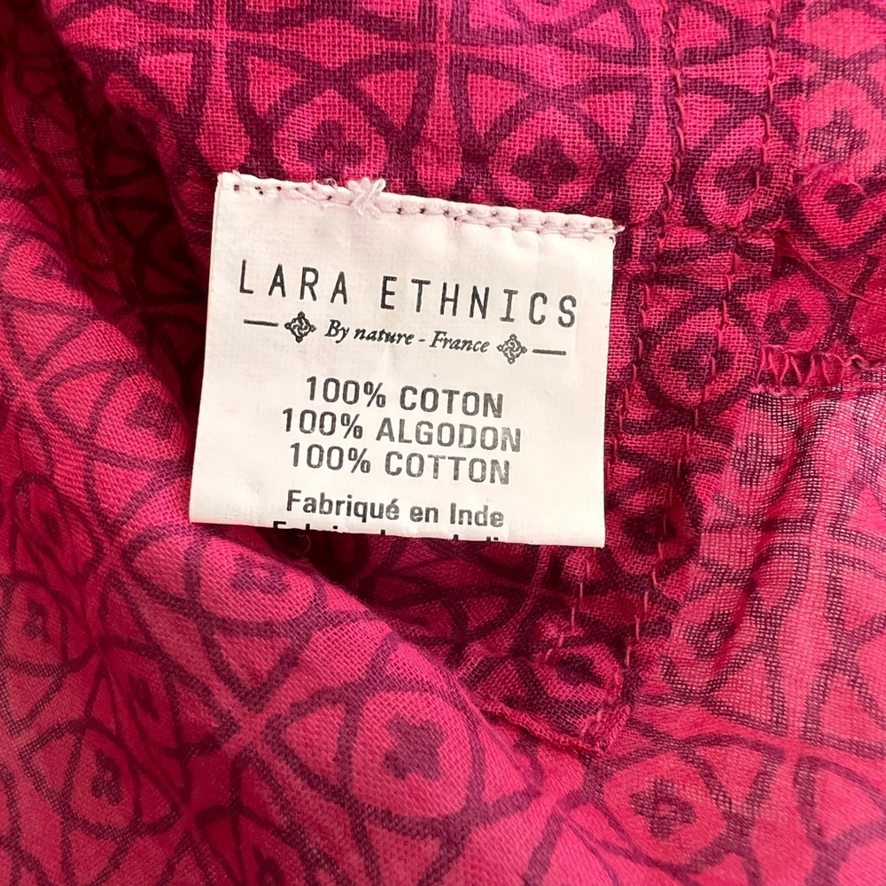 Lara Ethnics 100% cotton blouse with pockets - Picture 6 of 8